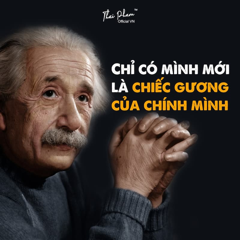 chỉ có mình mới là chiếc gương của chính mình