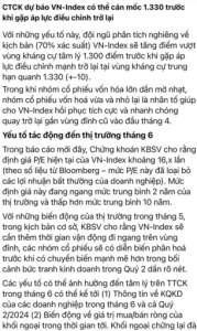 ĐIỂM TIN TÀI CHÍNH NGÀY 7/6/2024